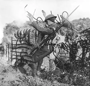 WW 1 Historical Images Stampe: Booby Trap