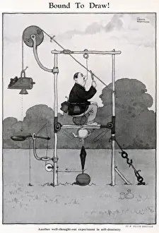 Heath Robinson Contraption Stampe: Bound To Draw