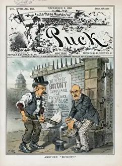 Puck Magazine Illustrations Online Stampe: Another boycott
