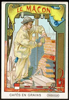Construction Worker Images Stampe: Bricklayer (Series)