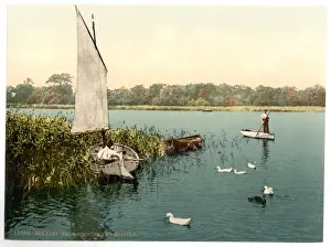 Nineteenth Century Coloured Photographs Stampe: Broad, Ormesby, England