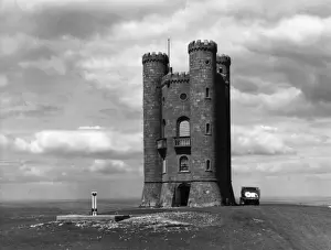 Sunset Over England Stampe: Broadway Tower