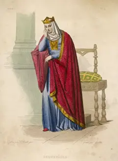 Medieval Queen Stampe: BRUNEHAUT