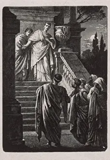Roman Politician Stampe: BRUTUS, Marcus Junius (ca