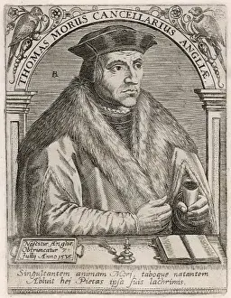 Sir Thomas More Portrait Stampe: More - De Bry