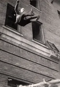 Allenamento da una torre