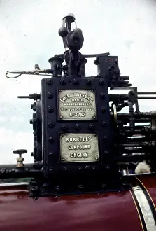 Steam Powered Transportation Stampe: Burrell compound steam engine