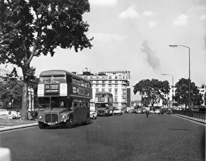 Vintage Motor Vehicles UK Stampe: Three Buses at Once