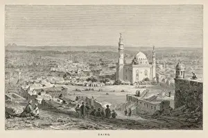 Middle East Cities Stampe: Cairo General View