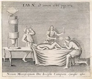 Microscope History Stampe: Campanis Microscope