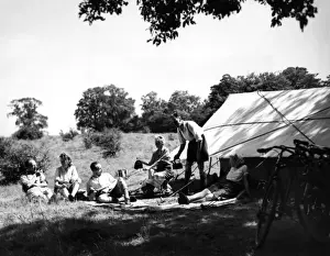 England Travel Photos Stampe: Camping Couples