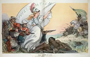 Puck Magazine Illustrations Stampe: From the Cape to Cairo