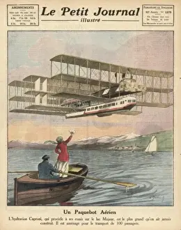 Italian Aviation History Stampe: Caproni Transaereo