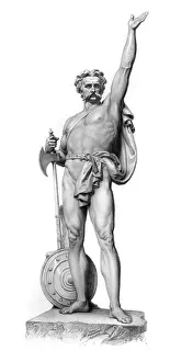 Roman Britain History Stampe: Caractacus, Chieftain