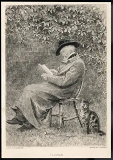 Thomas Carlyle Portrait Stampe: Carlyle (Allingham)