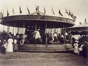 Hampstead Heath Fair Stampe: Carousel Hampstead