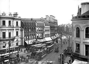 Horse Drawn Vehicles In Belfast Stampe: Castle Junction, Belfast