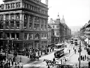 Irlanda Del Nord Stampe: Castello di Incrocio e Regina Street, Belfast