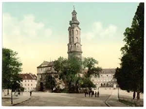 Thuringia Germany Photos Stampe: The castle, Weimar, Thuringia, Germany