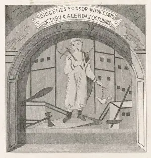 Early Christianity History Stampe: In the Catacombs