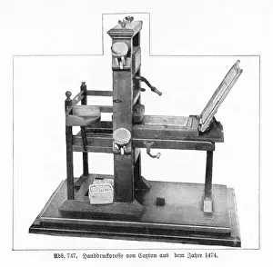 William Caxton Stampe: CAXTONs PRESS 1474