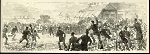 Oval Cricket Ground Stampe: Celebrations at the Oval