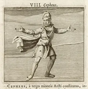 Ancient Greek Gods And Goddesses Stampe: CEPHEUS 1681