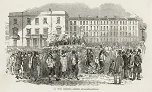 Blackfriars Bridge London Stampe: Chartist Procession