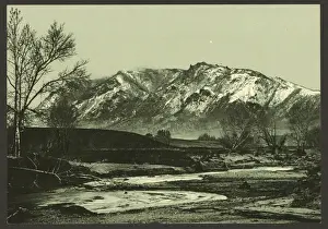 Coloured Photochrom Prints Online Stampe: Cheyenne Mountain