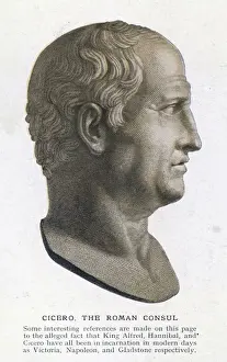Stampe di Marcus Tullio il romano scrittore, politico e retorico Roma Stampe: Cicerone Busto