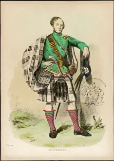 Scotland Historical Landmarks Stampe: Clan Macpherson