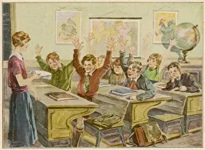 Classroom Scene Stampe: Classroom Scene