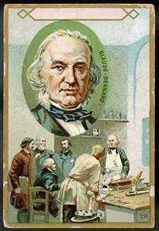French Medical History Stampe: Claude Bernard