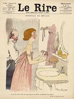 Dental Hygiene Practices Stampe: Cleaning False Teeth