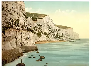 Old England Picturesque Scenes Stampe: The Cliffs, Dover, England