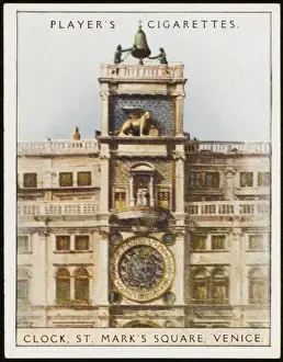 Venice Clock Tower Stampe: Clock at Venice