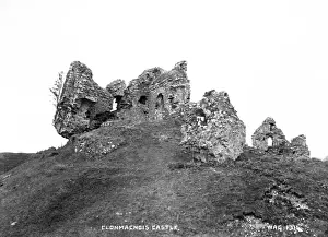Derelict Irish Castles Stampe: Clonmacnois Castle