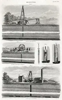 Mining Industry Equipment Stampe: Coal Mining Operations