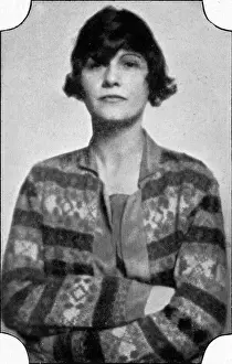 Stampe di La stilista di abiti parigina Gabrielle Coco Chanel (1883-1971). 1927 Coco Chanel Stampe: Coco Chanel
