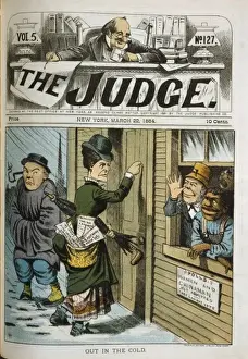 Voting Rights Illustration Stampe: Out in the cold