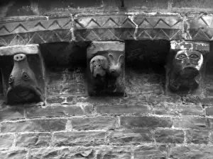 Medieval Architectural Features Stampe: Comical Corbals