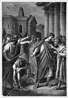 Ancient Roman History Images Stampe: Commodus Assassinated