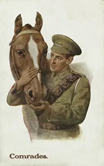 Vintage Picture Postcards Stampe: Comrades