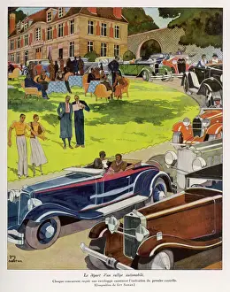 1930s Motoring History Stampe: Concours D elegance