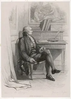 18th Century Thinker Stampe: Condorcet (Beranger)