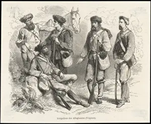 American Civil War Soldiers Stampe: Confederate Irregulars