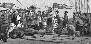 Roman Emperor Constantine Stampe: Constantine Halts Revolt
