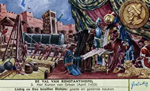 Ottoman Empire History Stampe: Constantinople Fall - 3