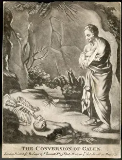 Historical Medical Illustrations Stampe: Conversion of Galen