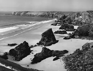 Cornish Coast Stampe: Cornish Rock Formations